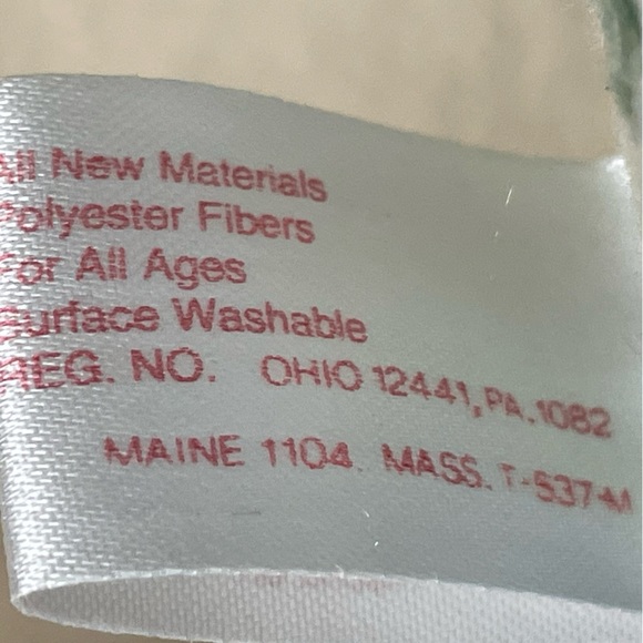 EGGCETERA VTG Fluffy Bunny Rabbit White Fur Floral Cover Rolls Stripes Shirt 20” - Picture 3 of 4